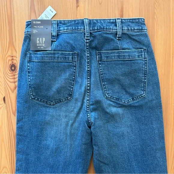 NWT Gap 70’s High Rise Women's Jeans - Picture 5 of 10